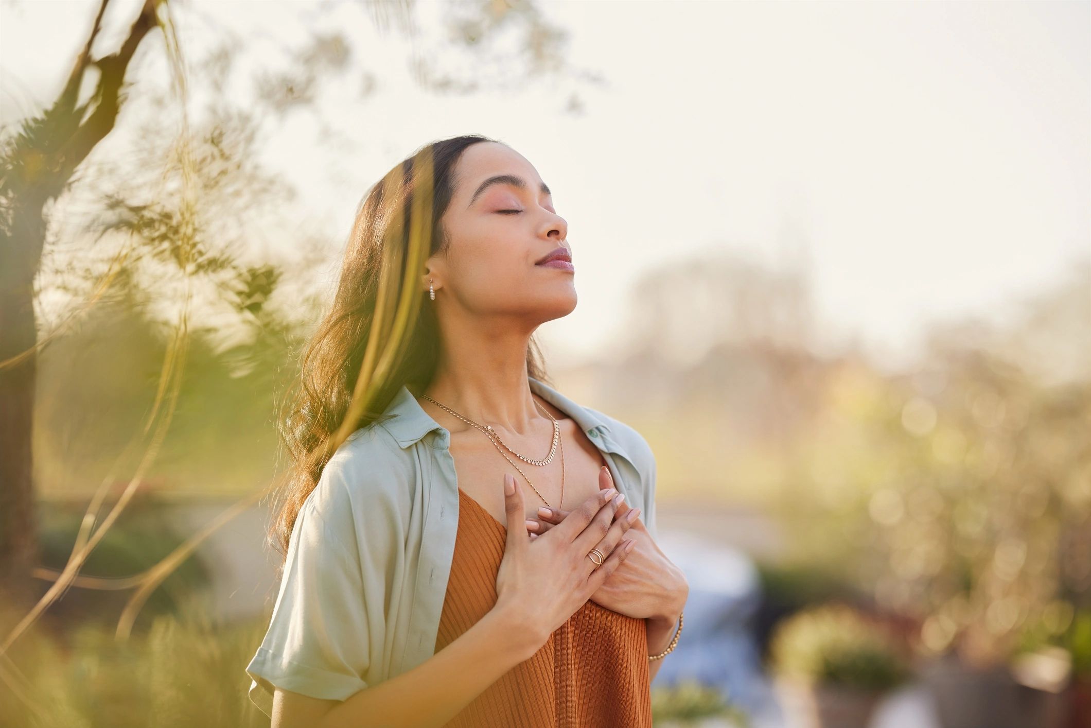 Founder meditating